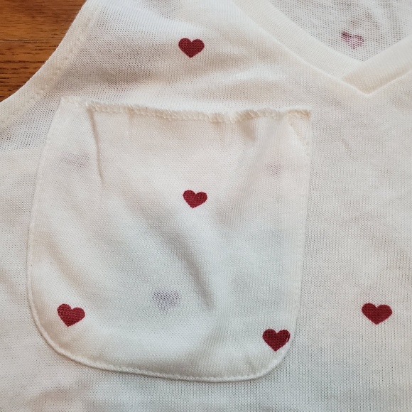 Fifth Sun Hearts tank top size extra small - Picture 3 of 7